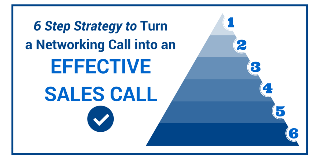 6 Step Strategy to Turn a Networking Call into an Effective Sales Call
